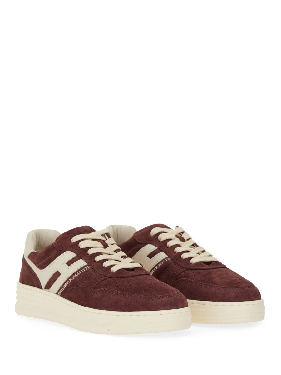 Sneaker H630 Bordeaux Leather Trainers