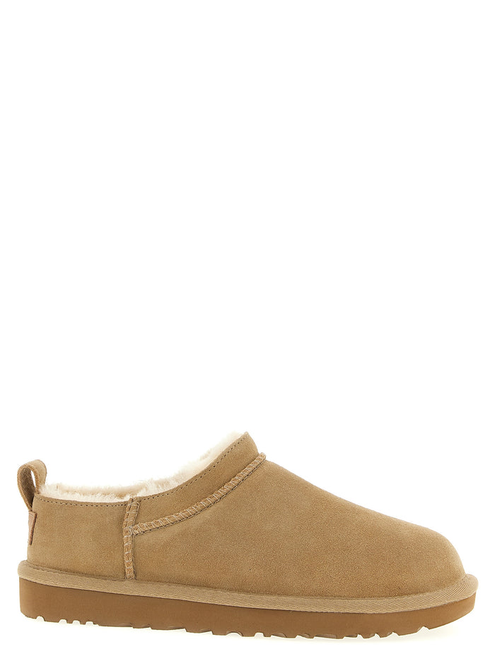Classic Micro ankle boots Beige Leather Boots
