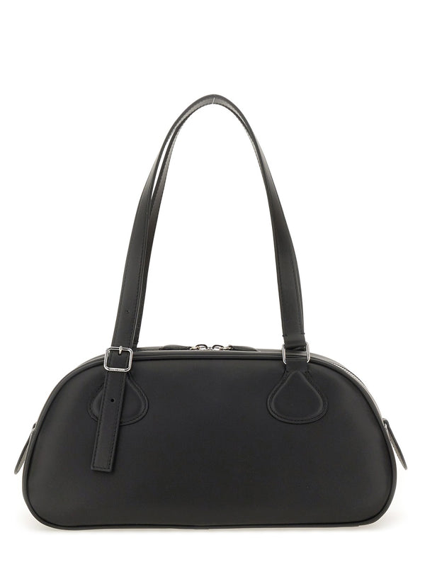 Bowling Bag Friday Medium Black Main Material: Calf Leather Shoulder