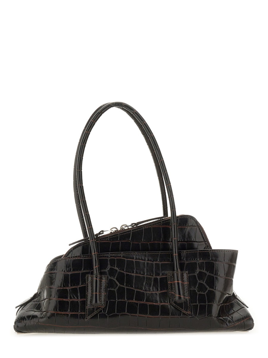 Shoulder Bag La Passeggiata Small Brown Leather