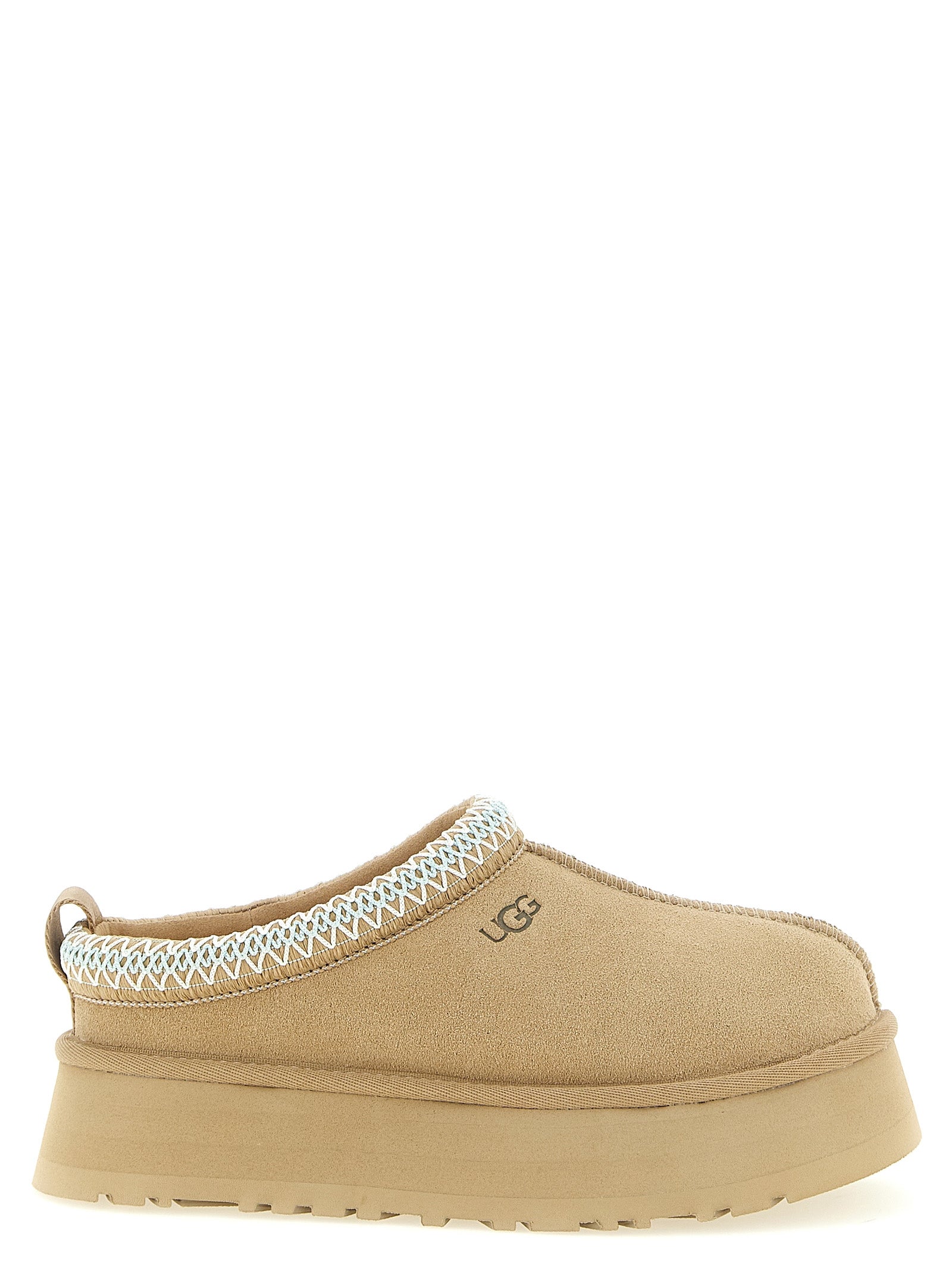Tazz II sabots Beige Leather Flat Shoes