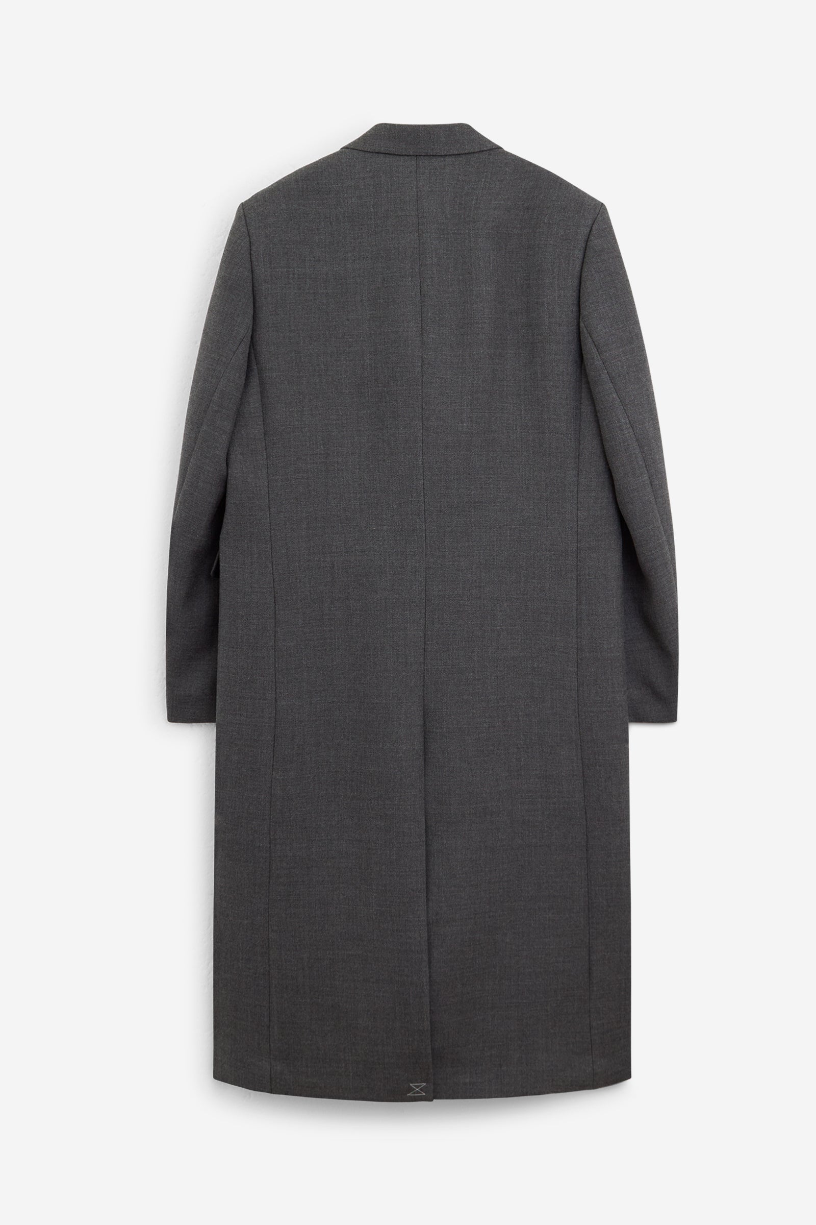 RODGERS Coat Anthracite Wool Abbigliamento