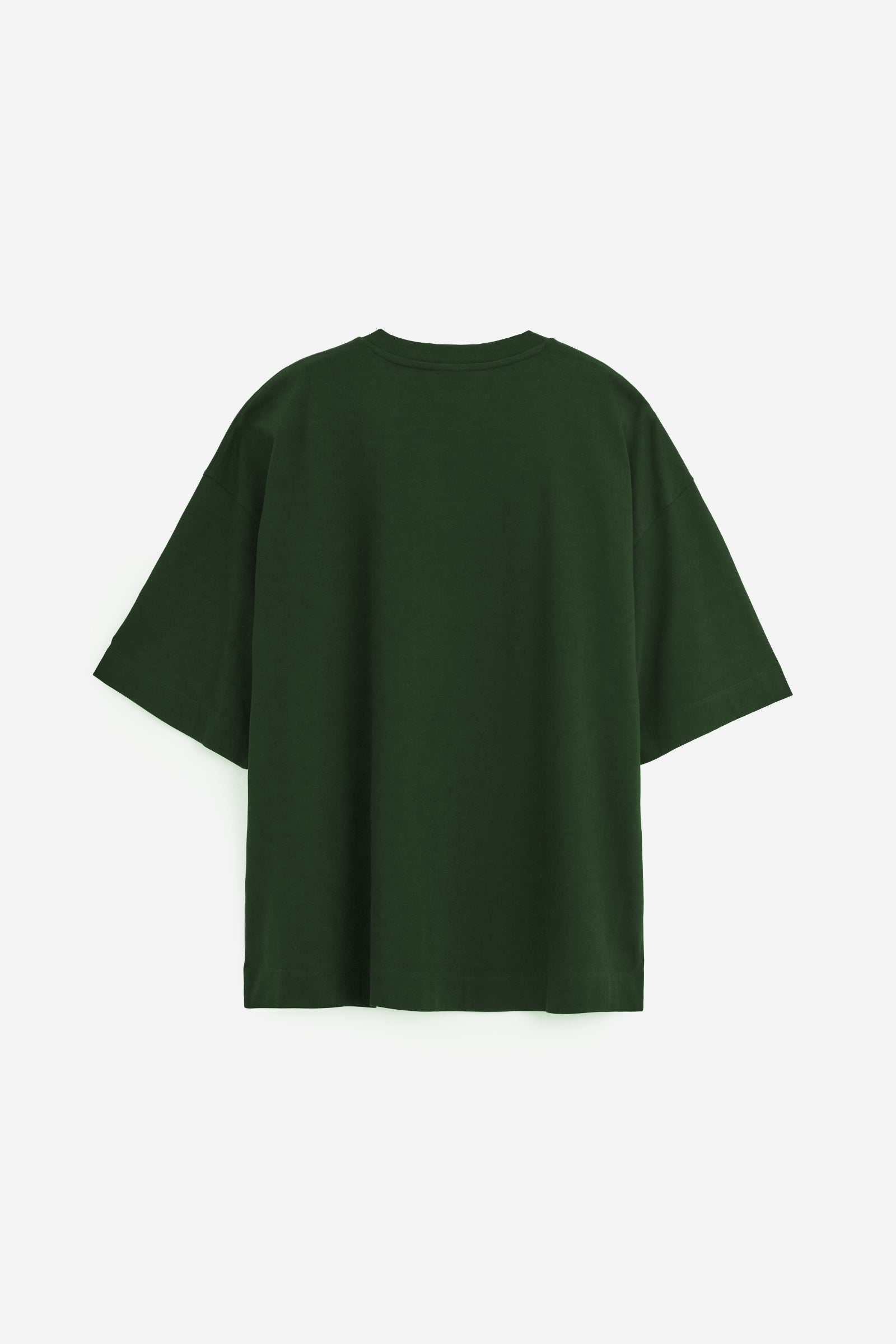 HEN T-Shirt Green Cotton Abbigliamento