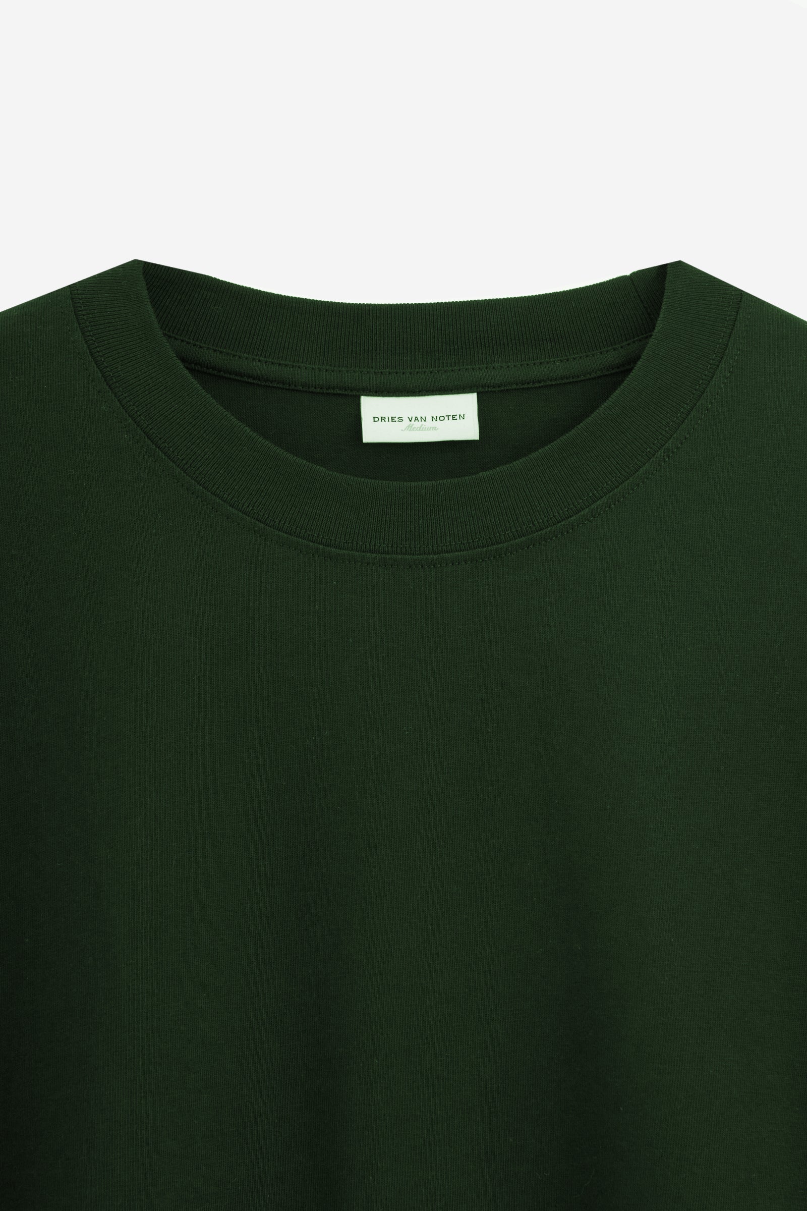 HEN T-Shirt Green Cotton Abbigliamento