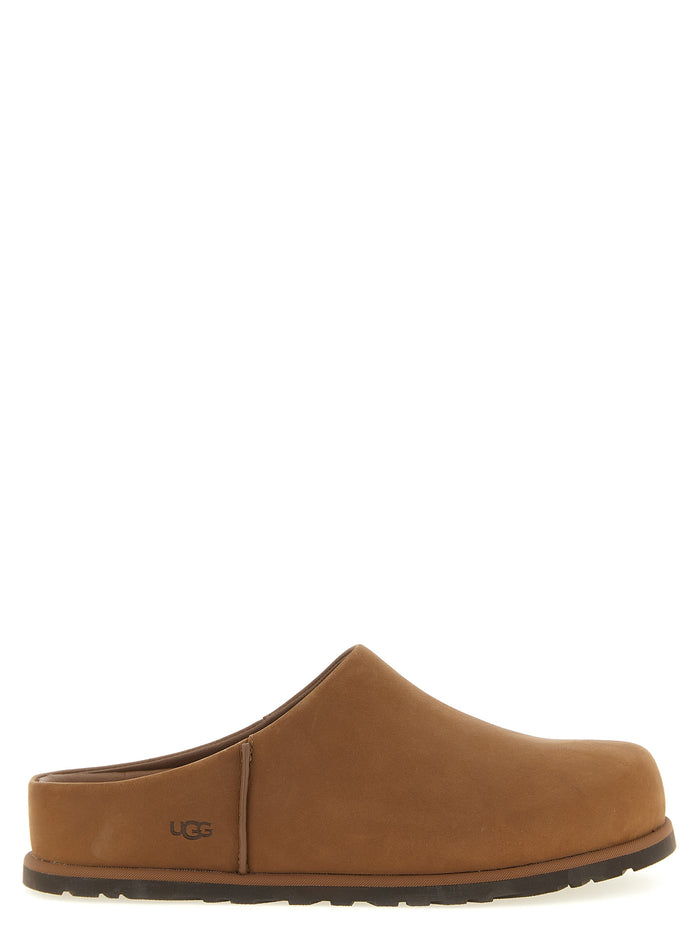 Otzo sabots Brown Leather Flat Shoes