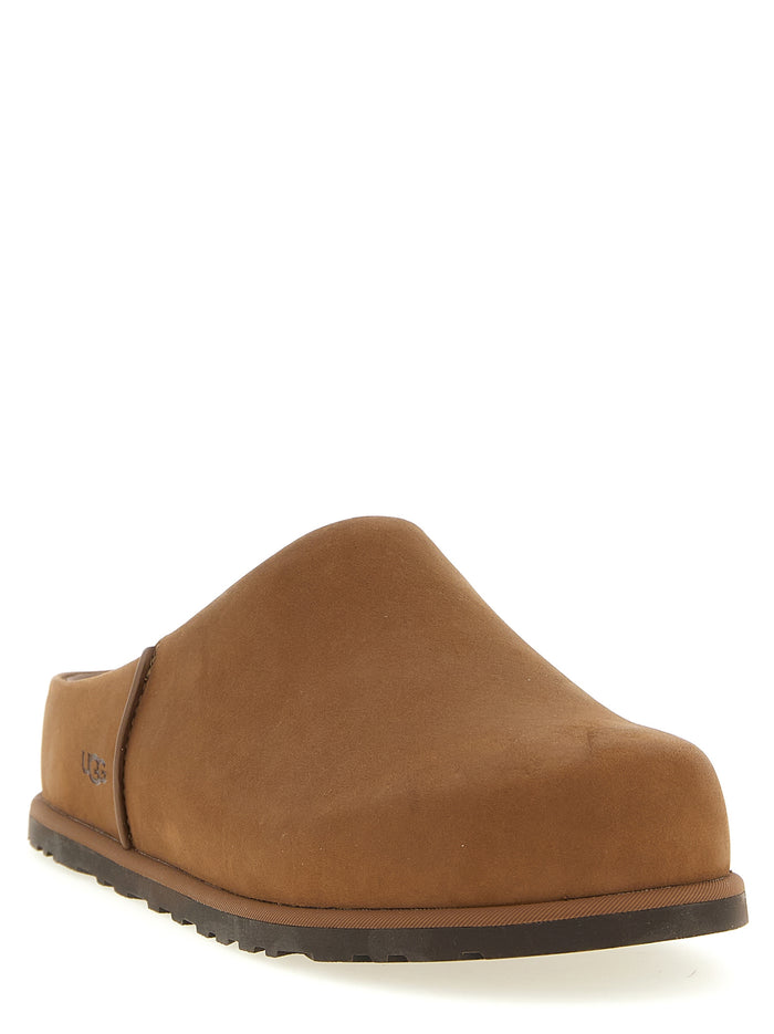 Otzo sabots Brown Leather Flat Shoes