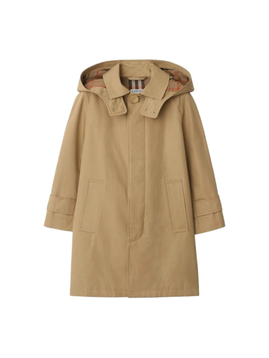 Trench Coat Beige Cotton & Raincoats
