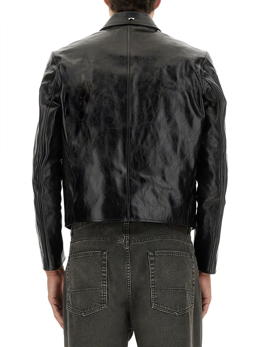 Mini Leather Jacket Black