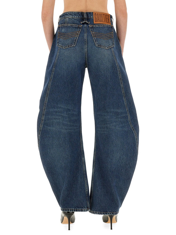 Low-Rise Jeans Denim Cotton
