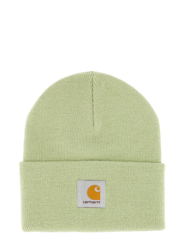 Acrylic Watch Cap Green Hat