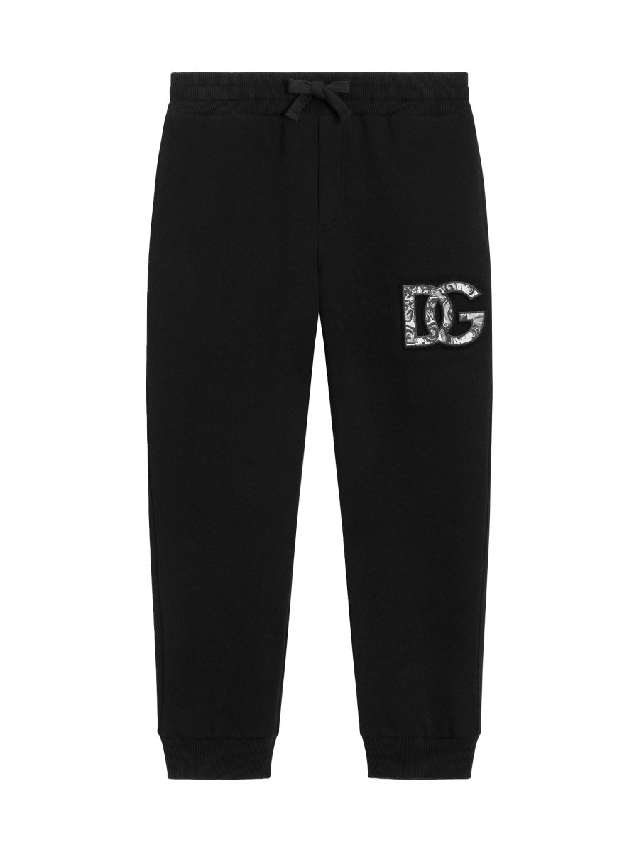 Pants Black Cotton Trousers