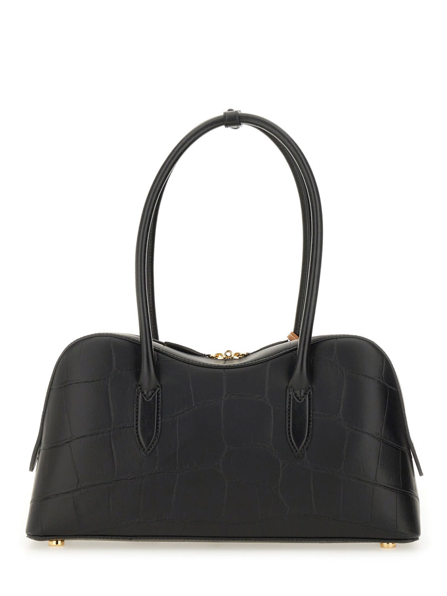 Shoulder Bag Ryder Medium Black Polyester Cotton