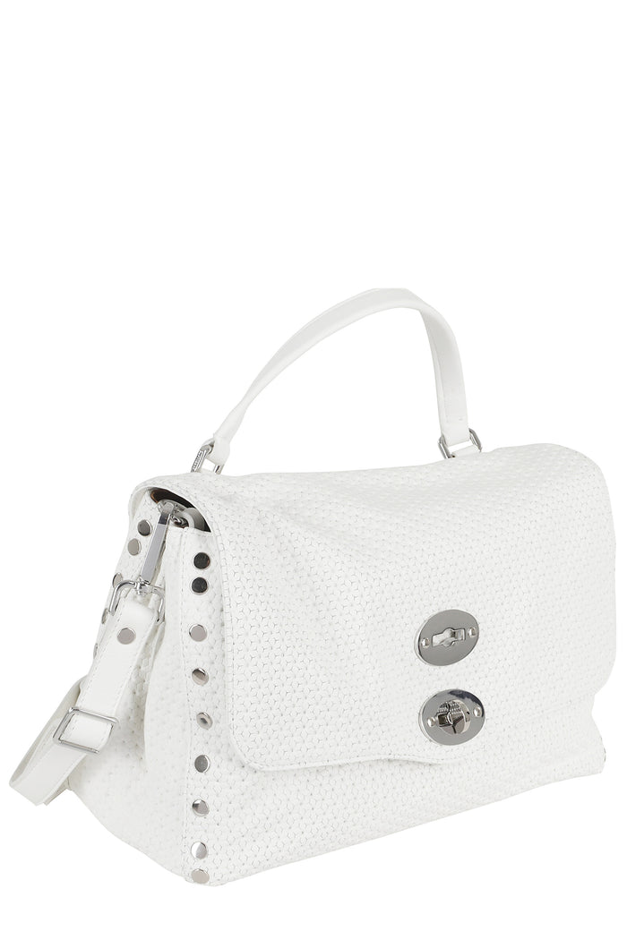 Postina Casa Venissa White Bovine Leather Borsa