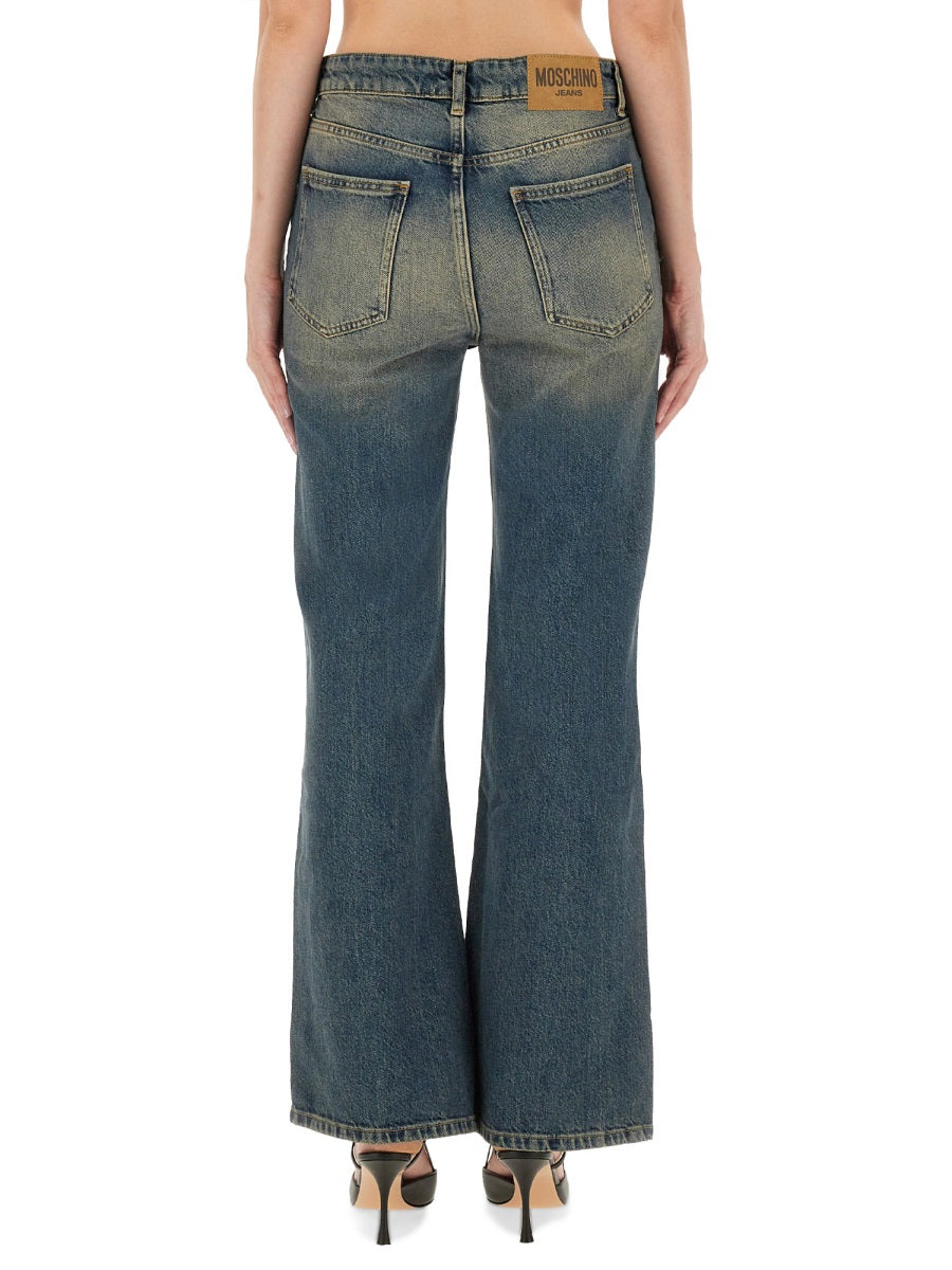 Denim Flare Fit Jeans Cotton