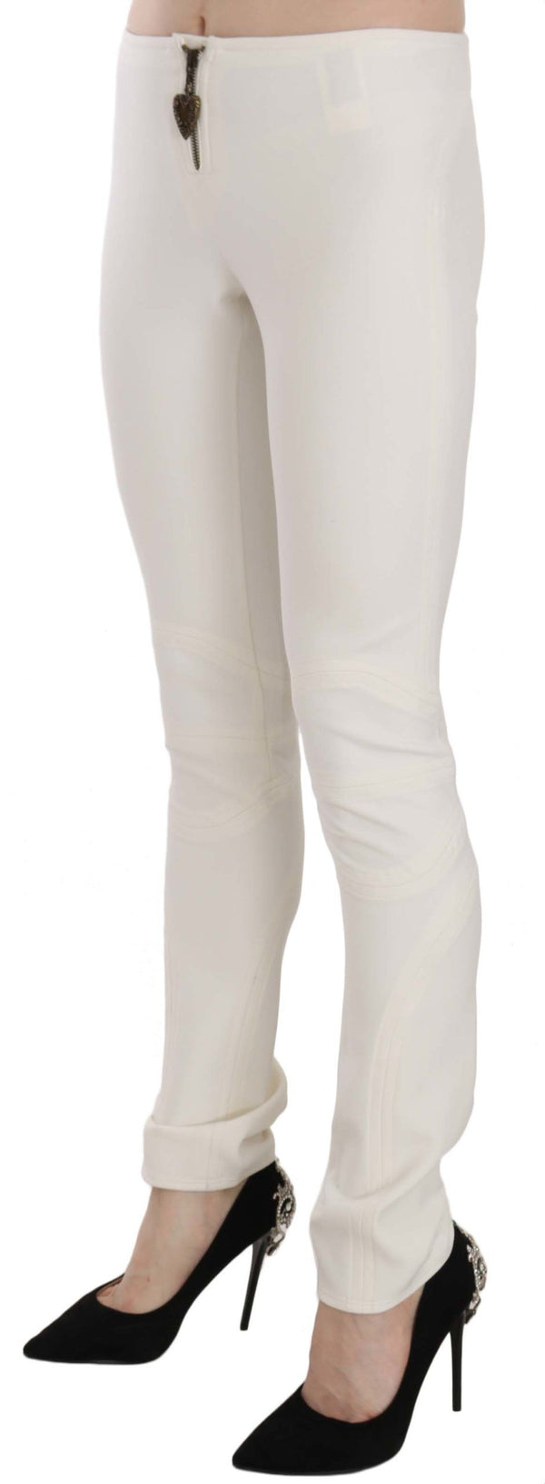 Just Cavalli 64% Folies trousers in white