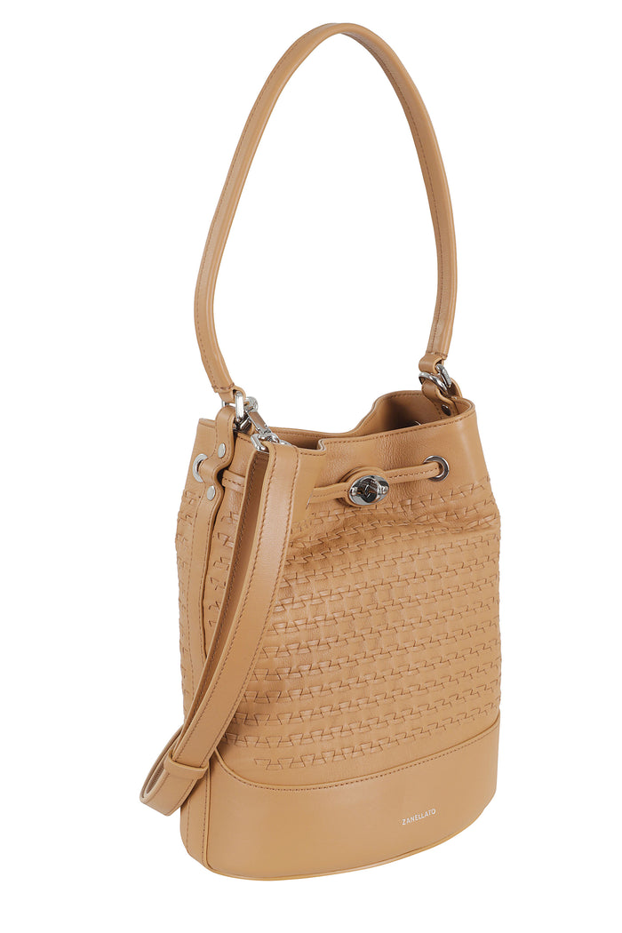 Monda Musiva Brown Pelle Borsa