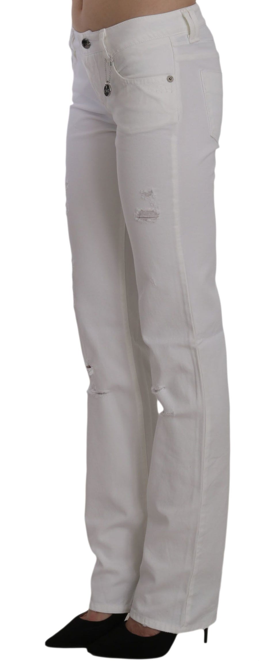 Costume National 100% Cotton jeans in white
