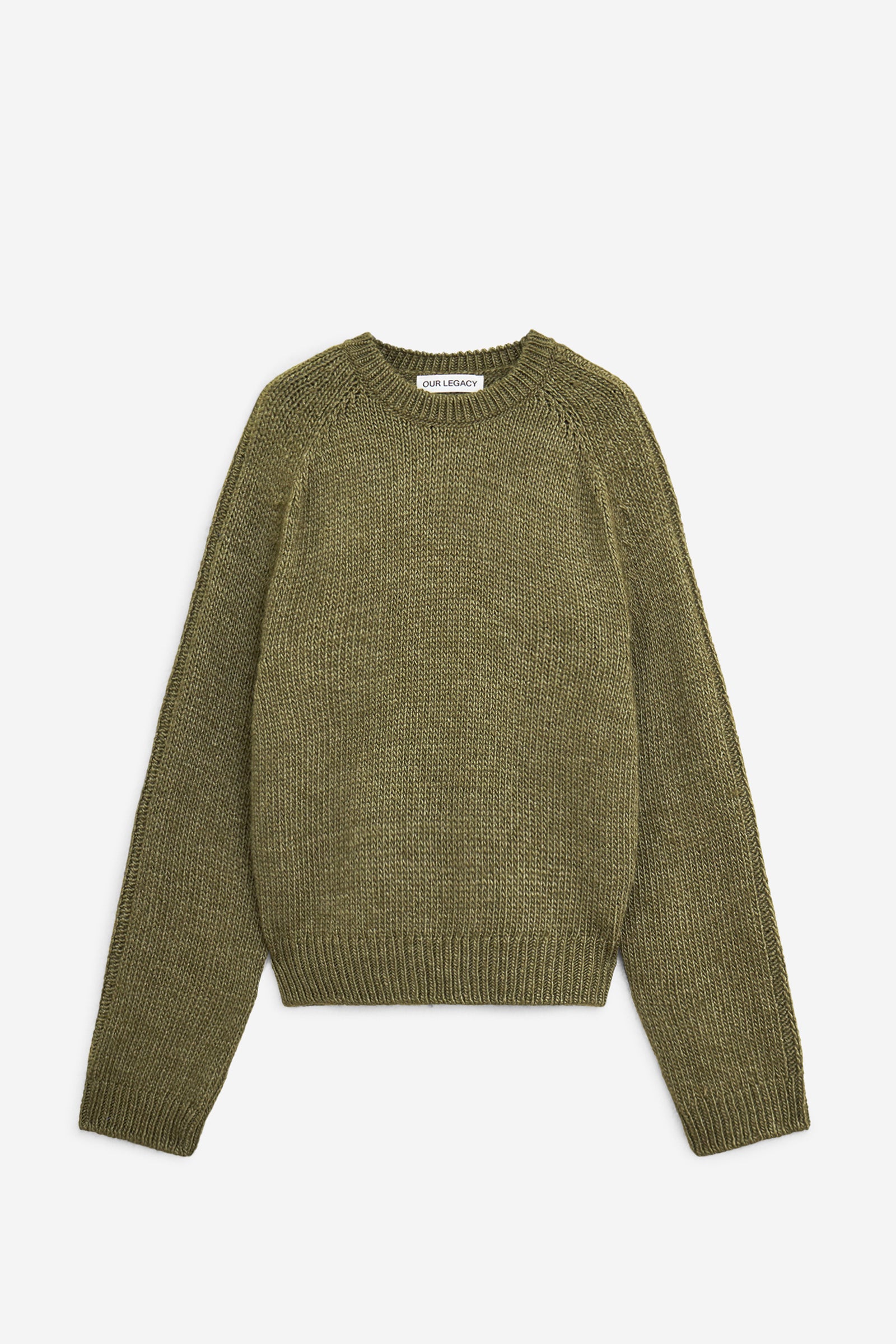 TRUE ROUNDNECK Knitwear Green Wool Abbigliamento