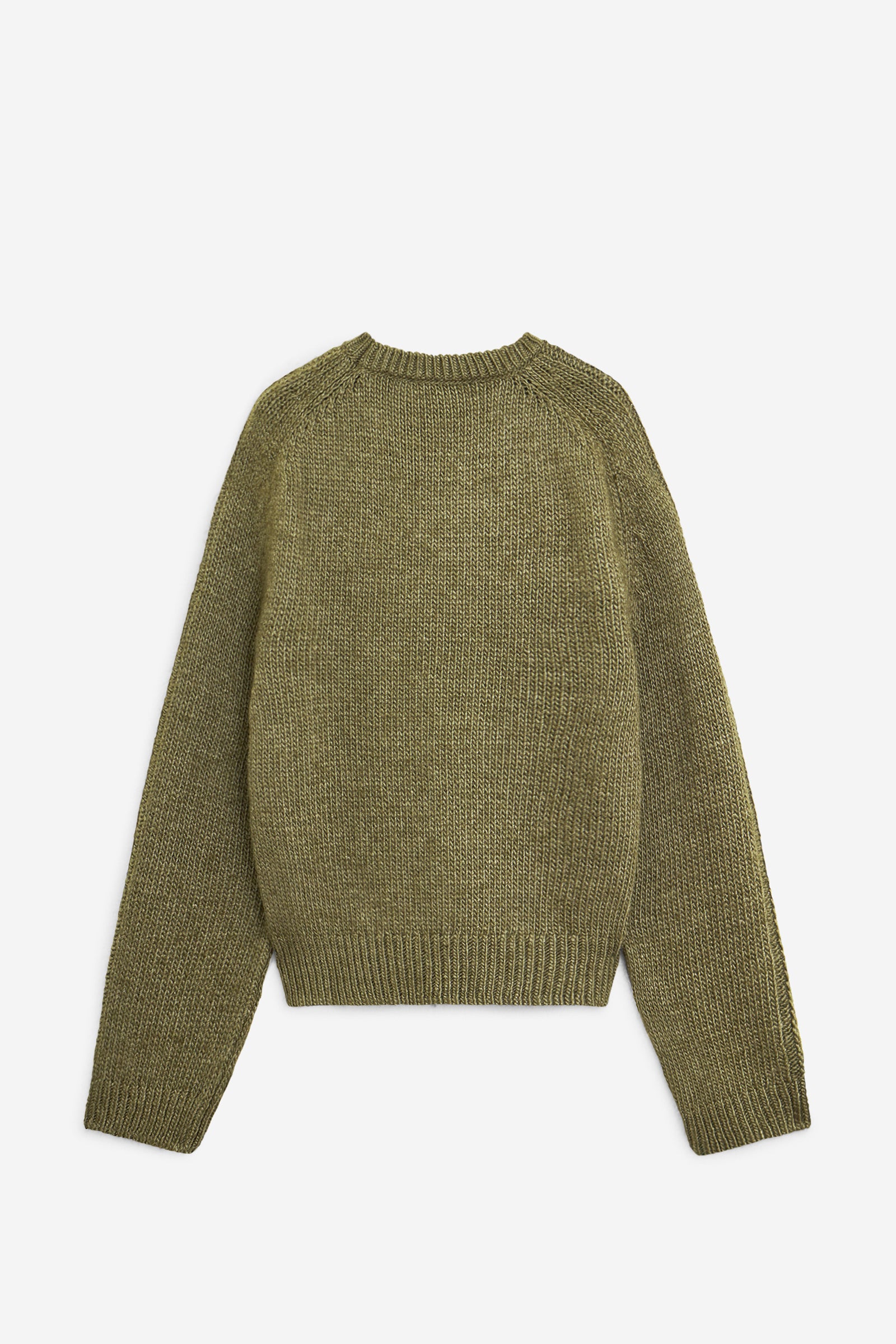 TRUE ROUNDNECK Knitwear Green Wool Abbigliamento