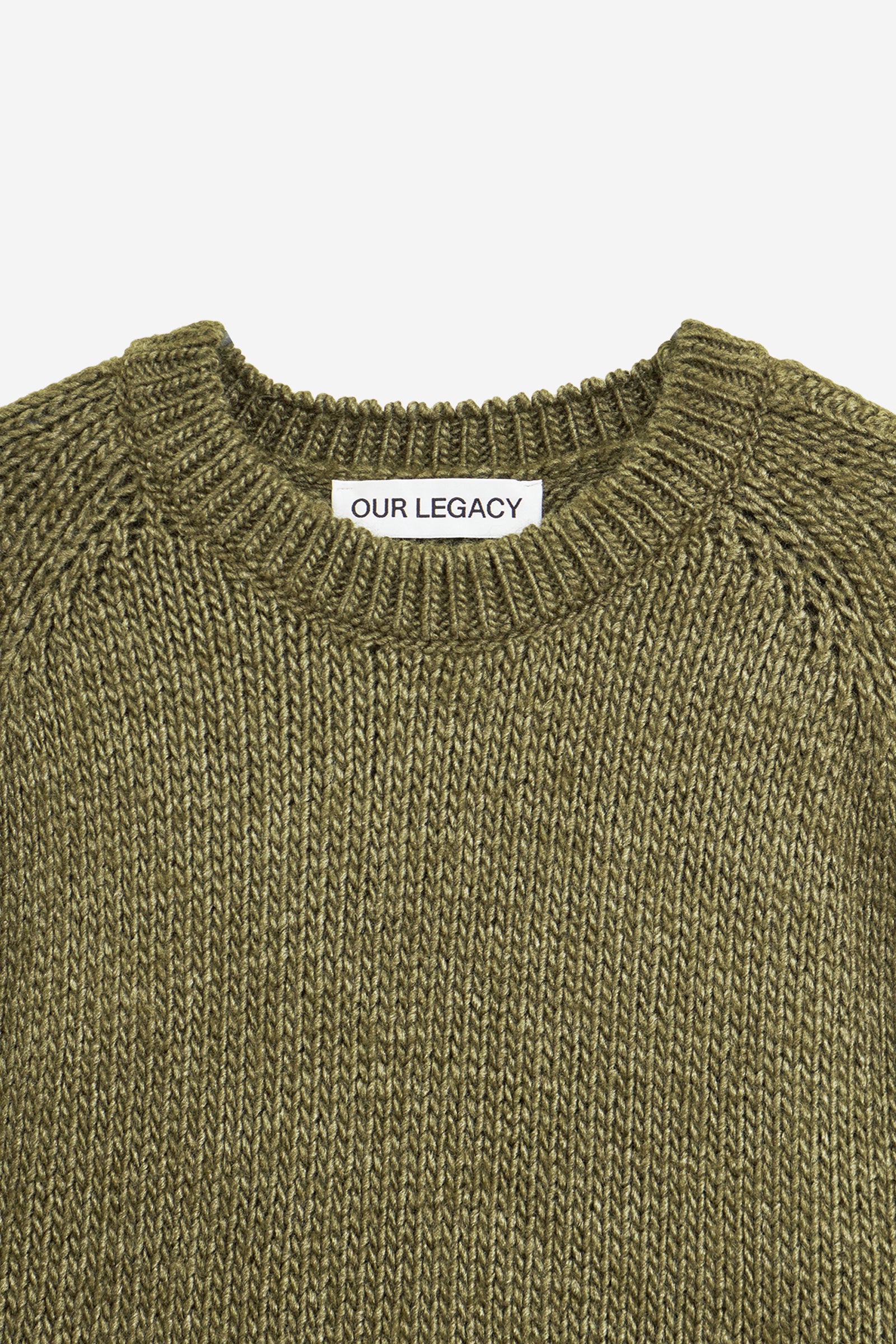 TRUE ROUNDNECK Knitwear Green Wool Abbigliamento