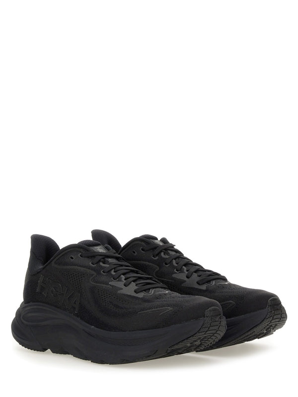 Clifton 10 Sneaker Black Textile Trainers
