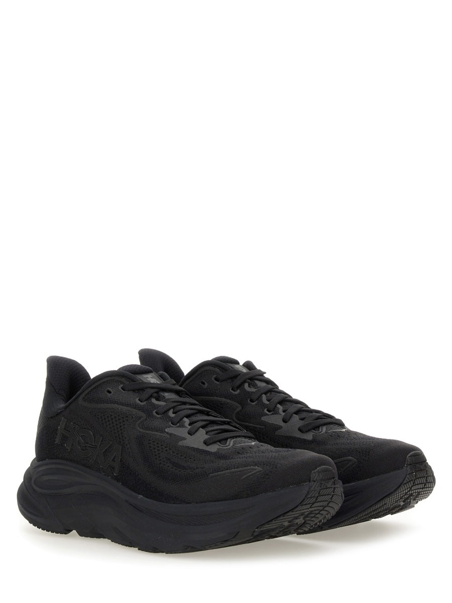 Clifton 10 Sneaker Black Textile Trainers