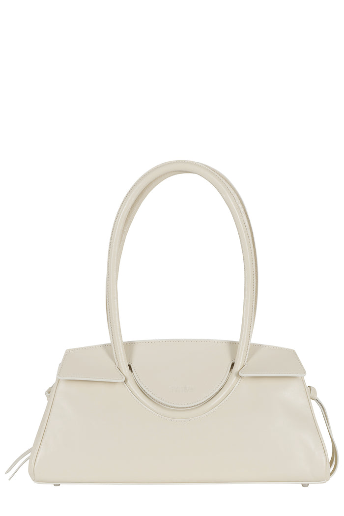 Maude Shoulder Bag Nude & Neutrals Pelle Di Mucca Borsa