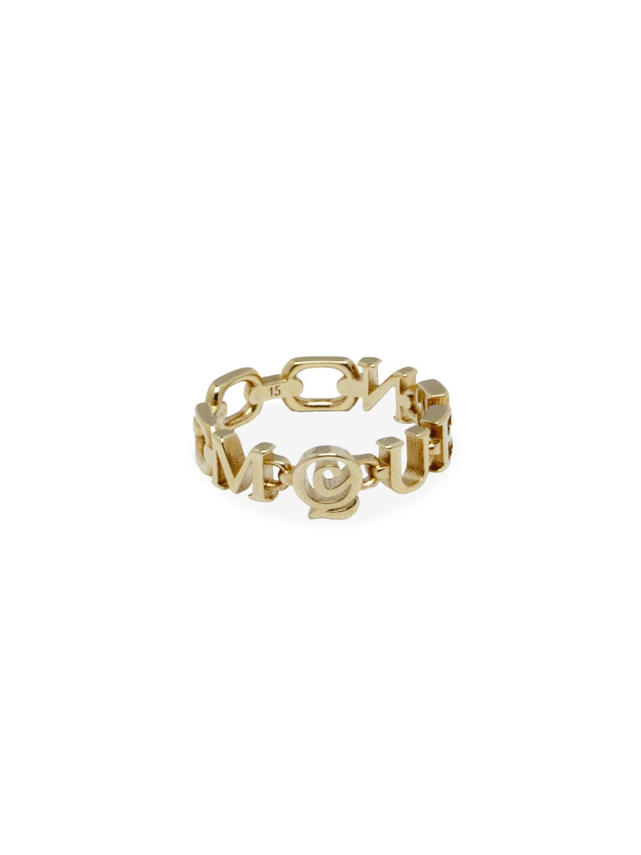Mcqueen Ring Gold Brass Rings