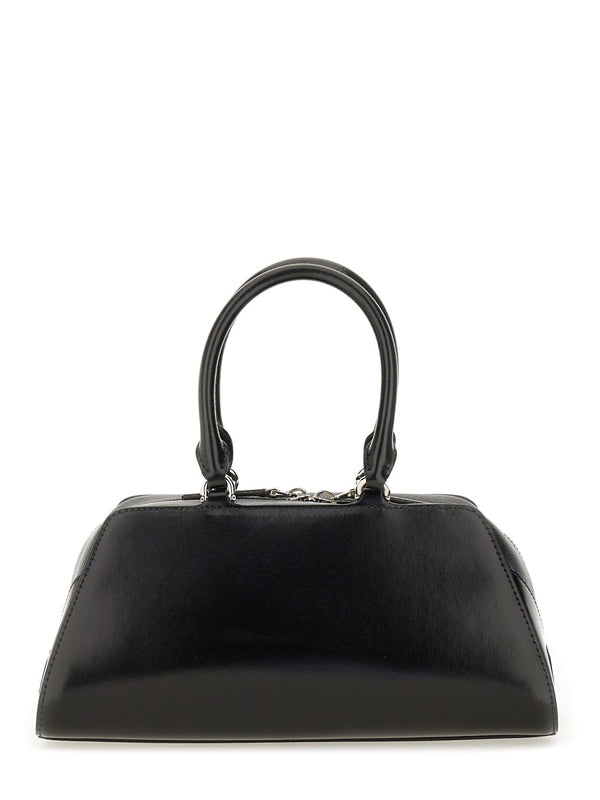 Antigona East-West Bag Small Black Calf Leather Shoulder