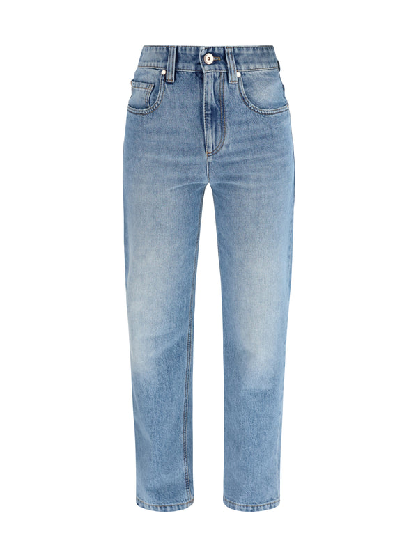 Brunello Cucinelli 100% Cotton jeans in blue