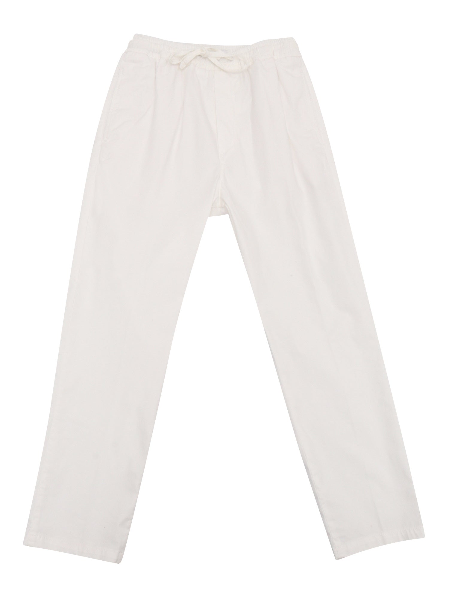 BOY PANTS White Cotton Elastane