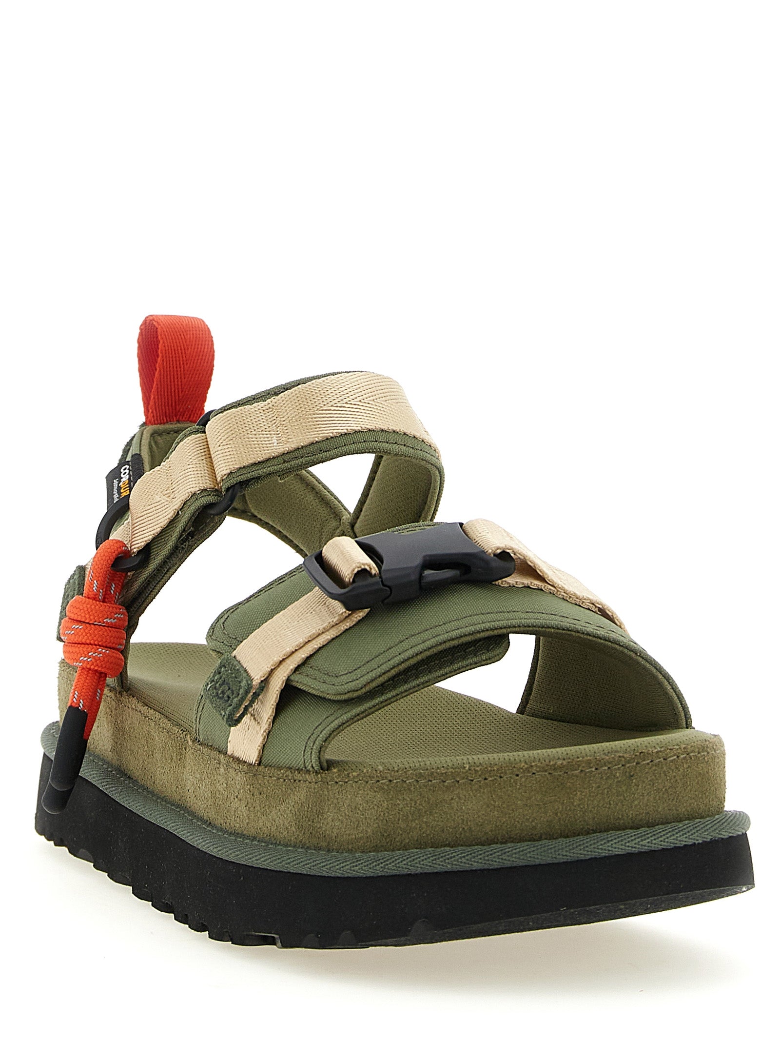 Goldenstar Wildwood sandals Green Leather Textile