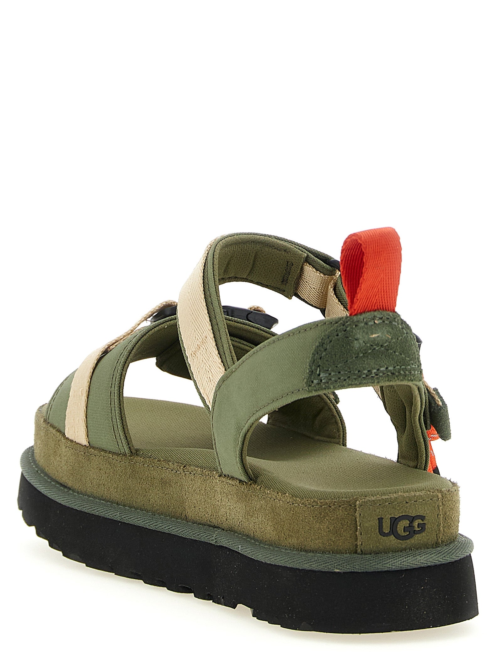 Goldenstar Wildwood sandals Green Leather Textile