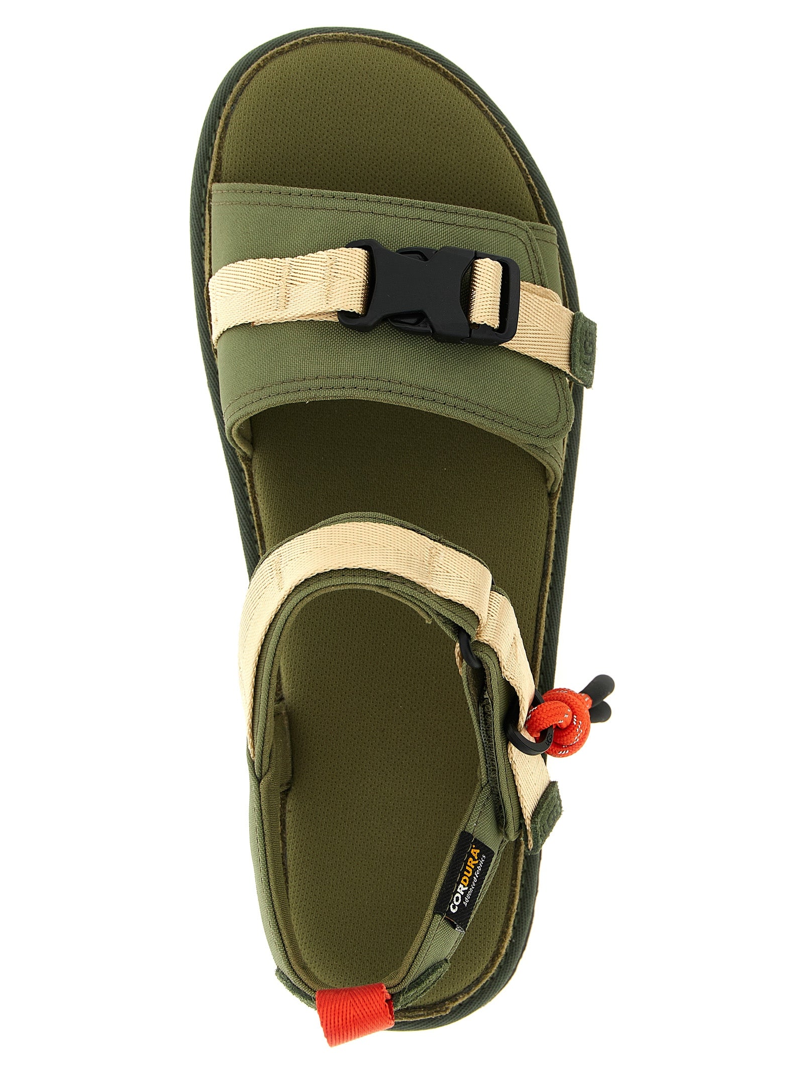 Goldenstar Wildwood sandals Green Leather Textile