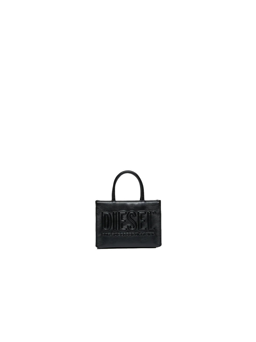 Mini Shoulder Bag Black Polyurethane