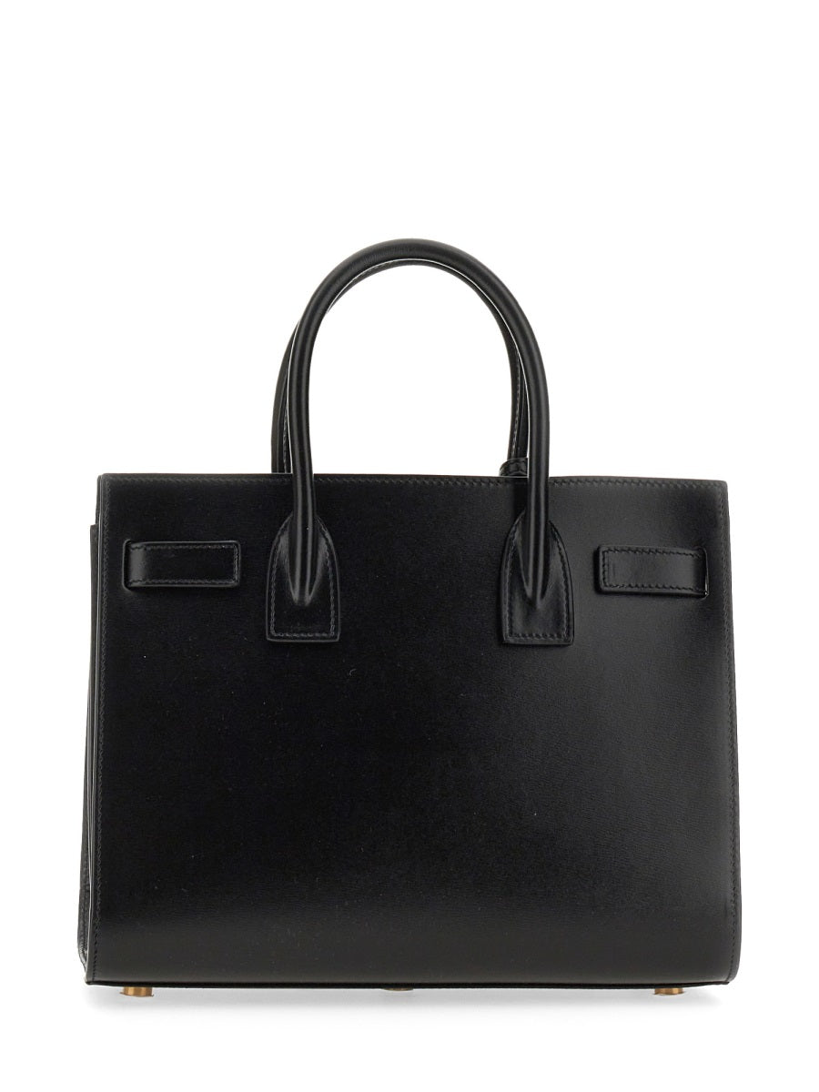 Classic Baby Sac De Jour Bag Black Calf Skin Handbags
