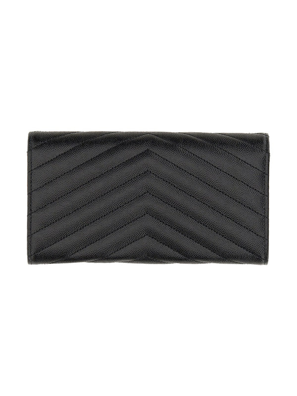 Clutch Wallet Monogram Black Calf Leather Bags