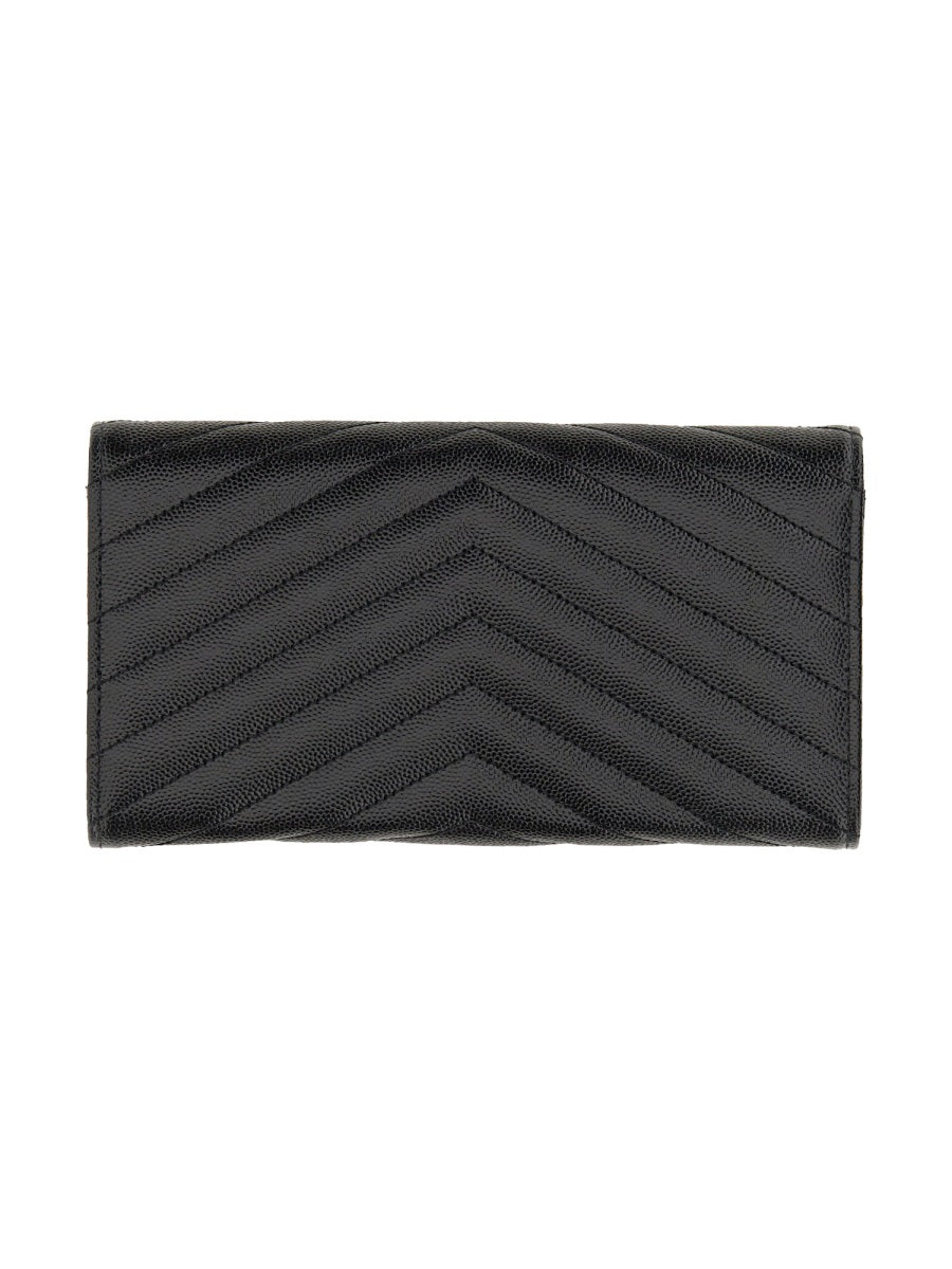 Clutch Wallet Monogram Black Calf Leather Bags