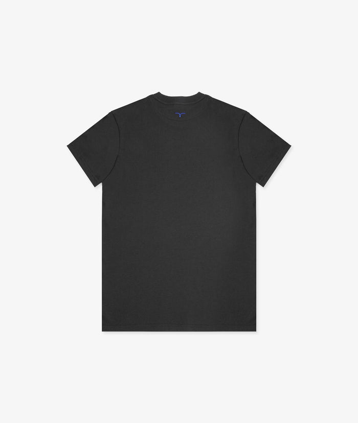 Cotton T-Shirt Panarea Blue Round Neck