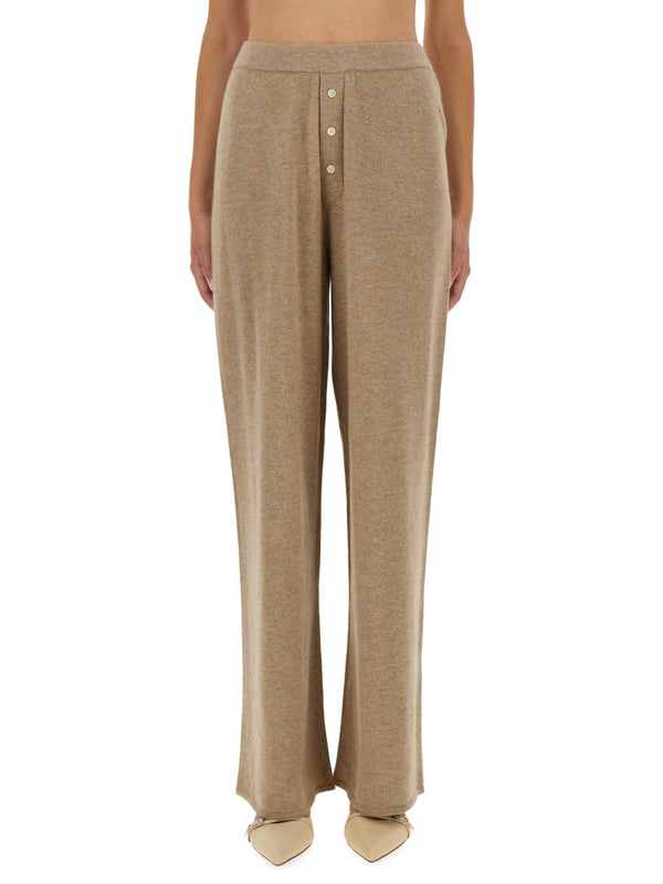Everywear Cashmere Pants Nude Trousers