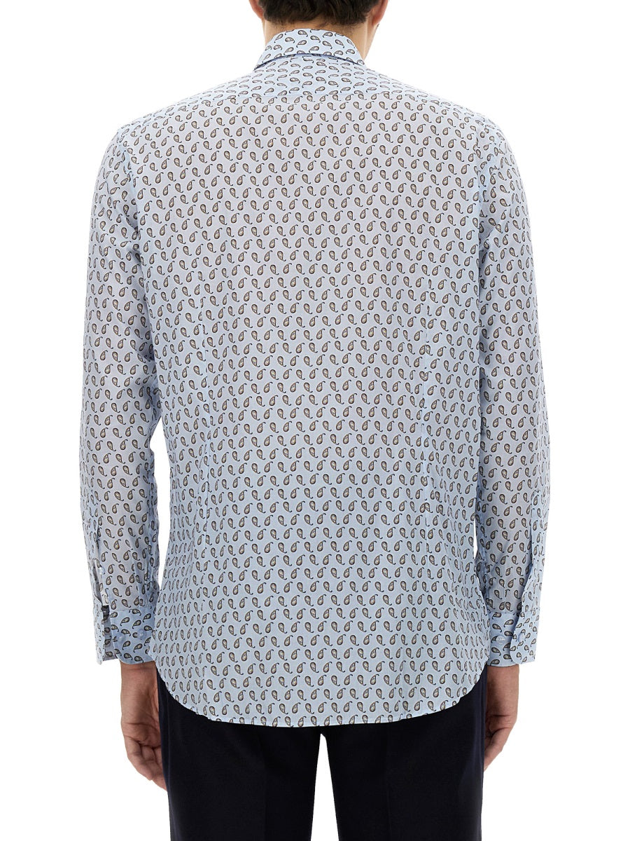 Shirt Rome Azure Cotton