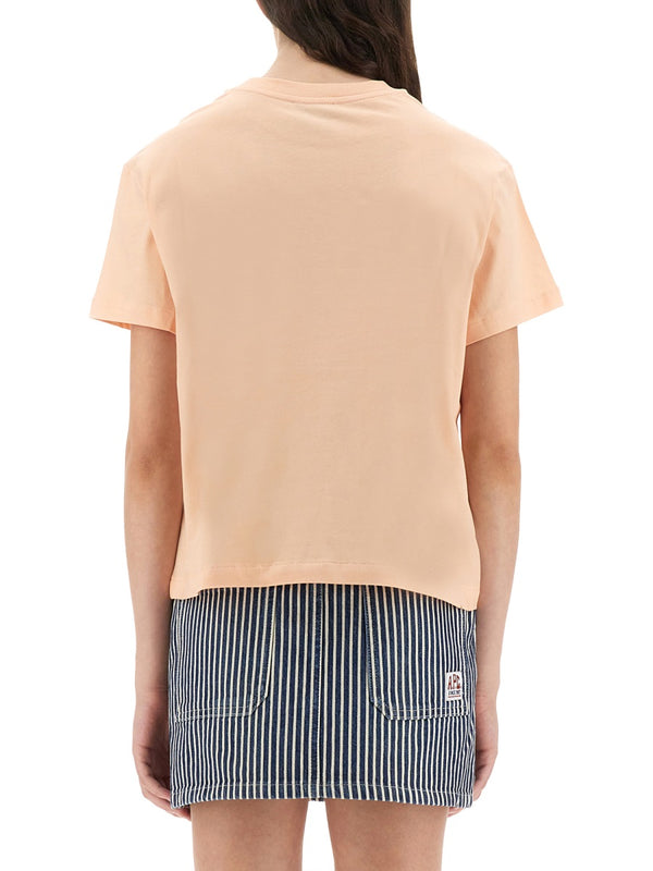 Boxy Fit Organic Cotton T-Shirt Pink T-shirts