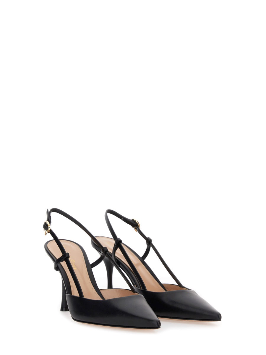 Ascent Pumps Black Calf Leather