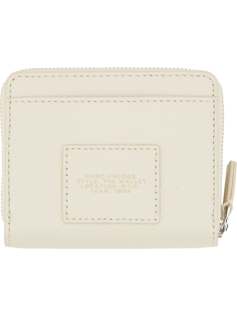 Wallet The Compact Mini White Leather Cow & Purses
