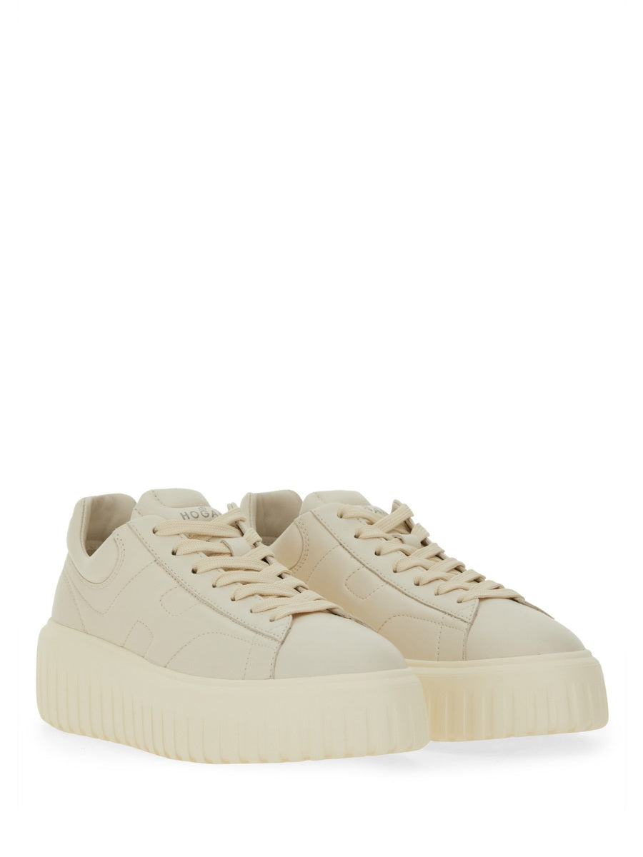 H-Stripes Sneaker Ivory Nappa Leather Trainers