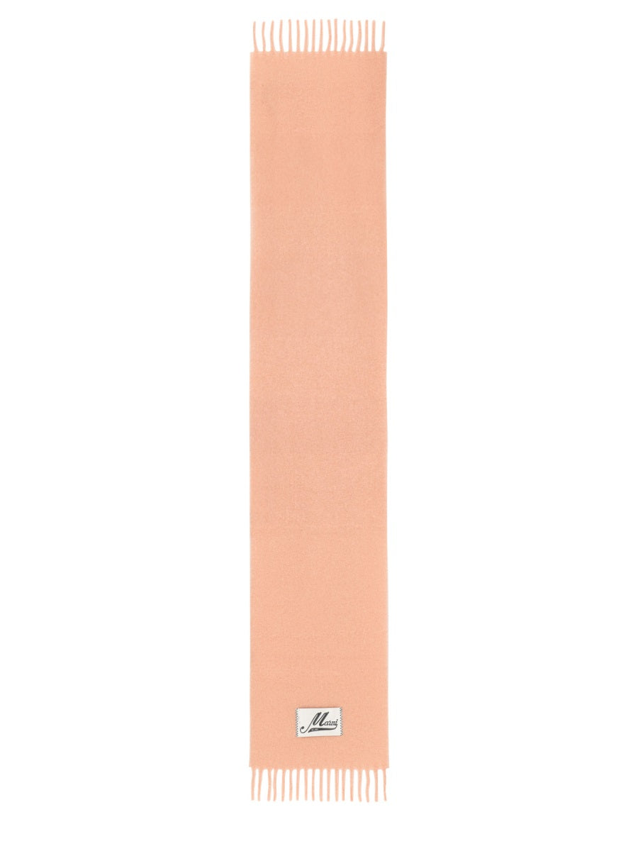 Alpaca Scarf Pink Woven