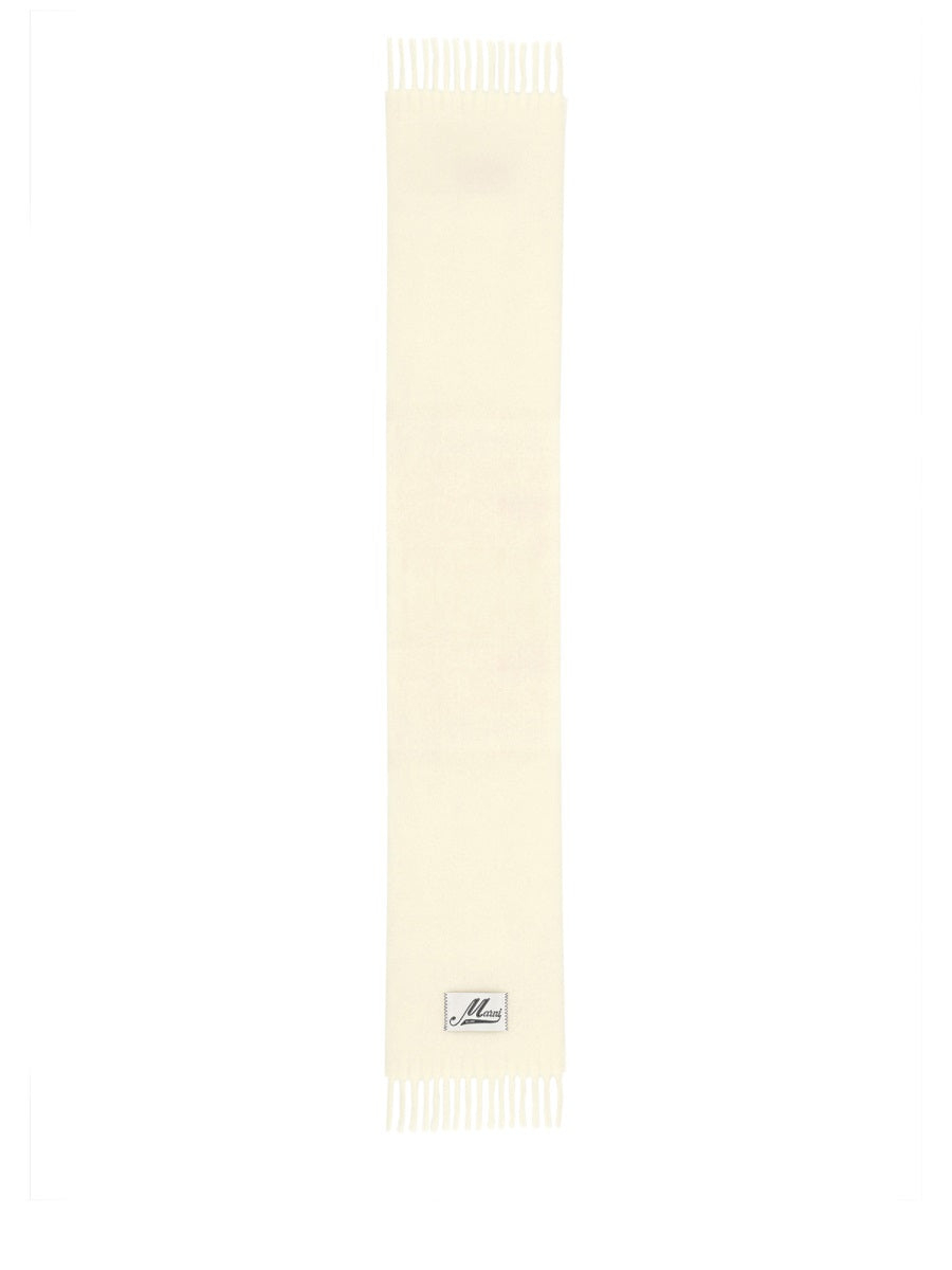 Alpaca Scarf White