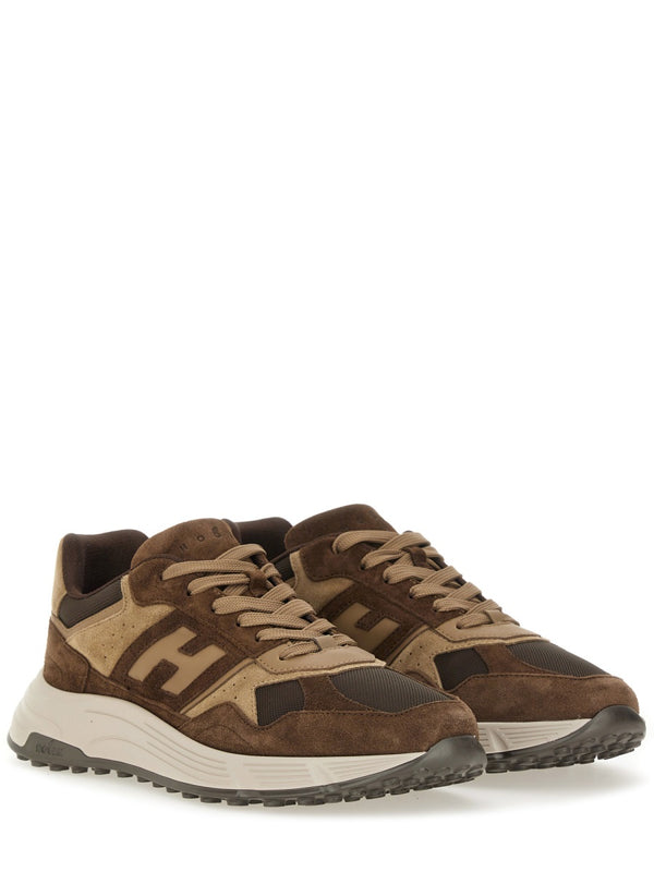 Hyperlight Sneaker Brown Leather Trainers