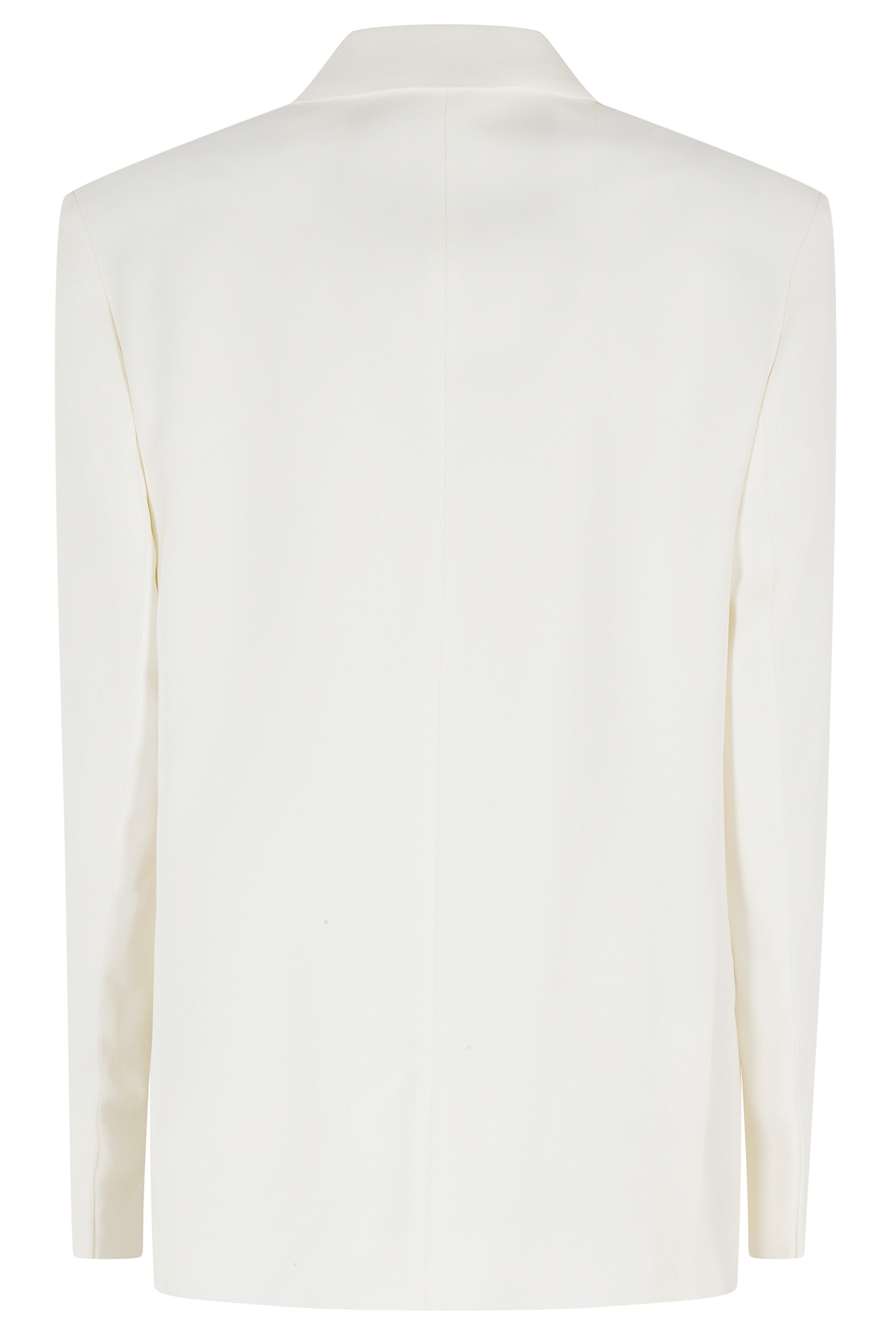 Double Breasted Tailored Jacket White Giacca