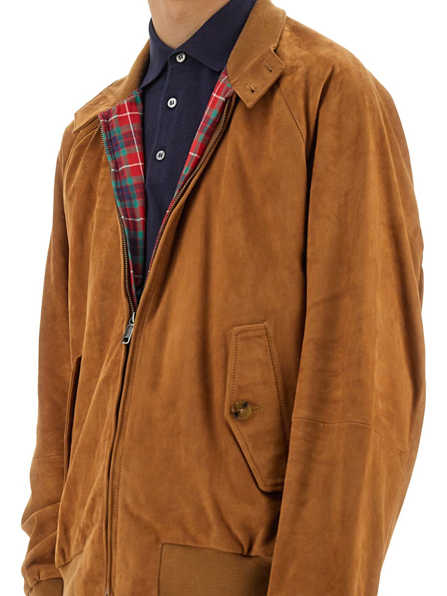 G9 Leather Jacket Beige